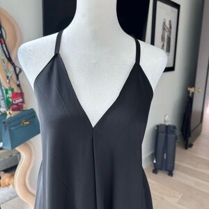 All Saints Black Asymmetrical Dress